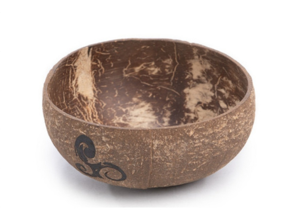 KOOKOSKULHO jälkiruoka-astia 13 CM, käsin tehty