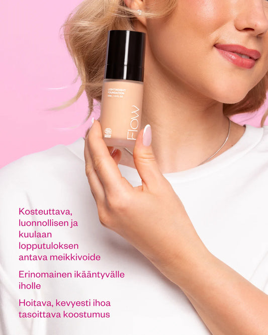 LIGHTWEIGHT FOUNDATION – Light Coverage & Glow 30 ml