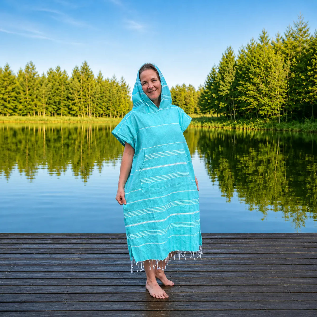 AAMU HAMAM TUNIKA - pehmeä ja kevyt 100 % puuvillaa