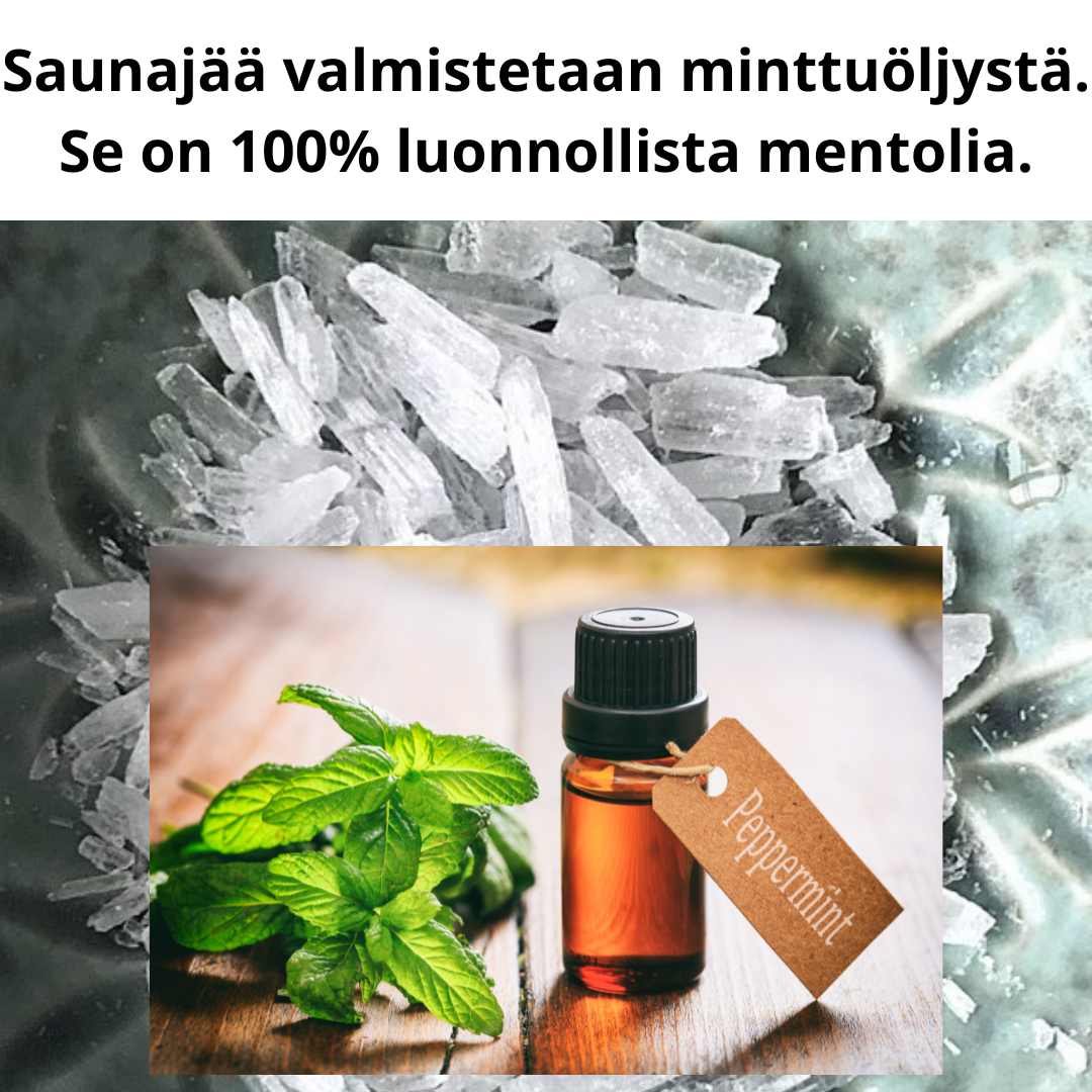 SAUNAJÄÄ NOTHERN ICE 20 g – 100 % luonnollinen menthol 🇫🇮
