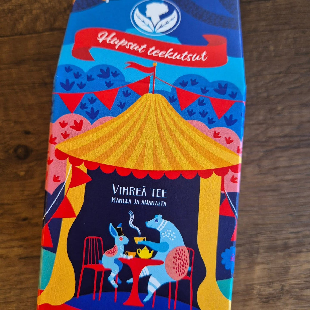 HUPSUT TEEKUTSUT – Vihreä tee mango & ananas 60 g