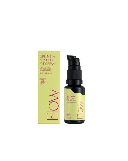 GREEN TEA & PEPTIDE EYE CREAM silmänympärysvoide tummille silmänalusille 15 ml