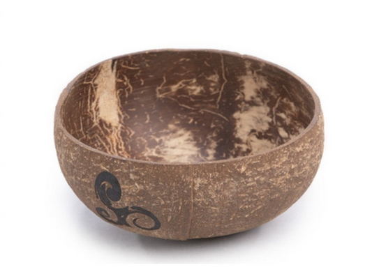 KOOKOSKULHO jälkiruoka-astia 13 CM, käsin tehty