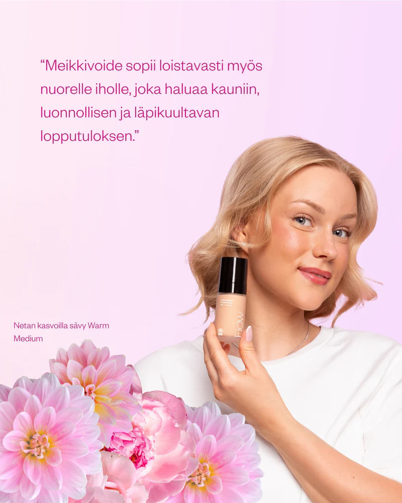 LIGHTWEIGHT FOUNDATION – Light Coverage & Glow 30 ml