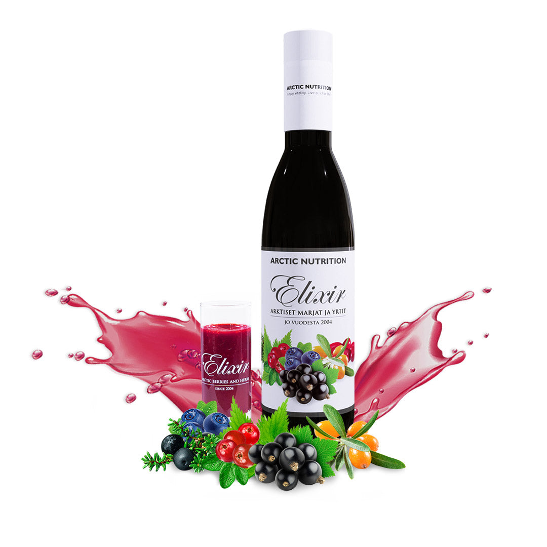 ELIXIR MARJAT JA YRTIT –  Marja-yrttiuutevalmiste 450 ml