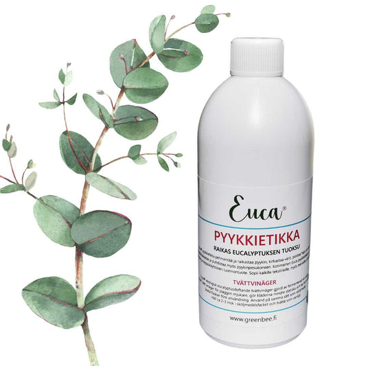 EUCA® PYYKKIETIKKA 500 ml – Ekologinen Raikastaja & Pehmentäjä 🇫🇮