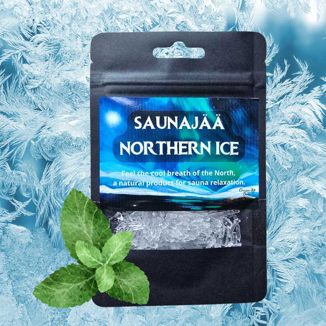 SAUNAJÄÄ NOTHERN ICE 20 g – 100 % luonnollinen menthol 🇫🇮